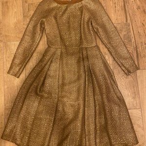 Badgley Mischka Gold Gown